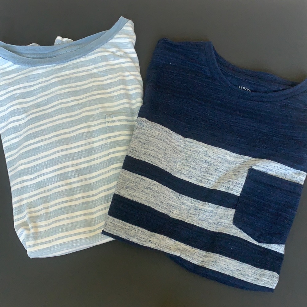 2 FOR 1 AEO BUNDLE indigo American eagle two tshirt blue